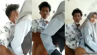 Jilbab SMA Dientot Pacar di Tempat Sepi Sampe Becek